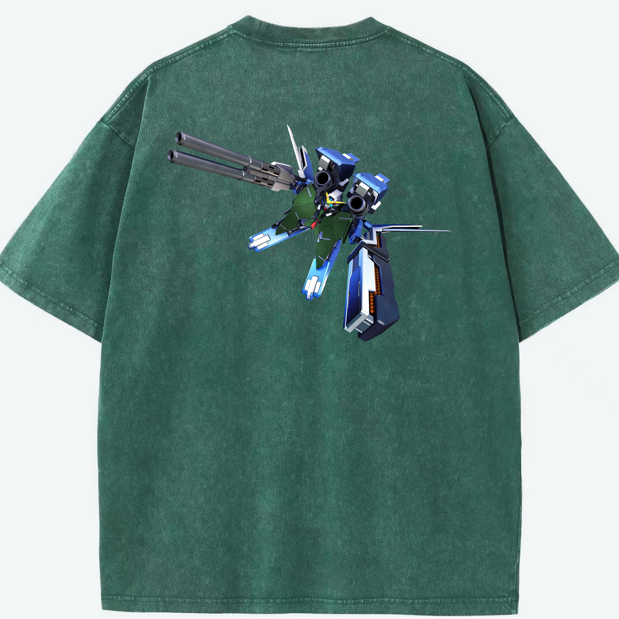 （画像用） 機動戦士ガンダム Mobile Suit Gundam 綿100% ヴィンテージ風 半袖Tシャツ（背面プリント）